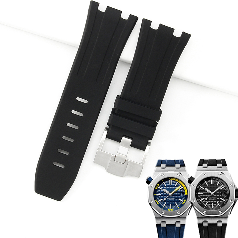 Audemars Piguet Watch Royal Oak - Correa de reloj deportiva de silicona