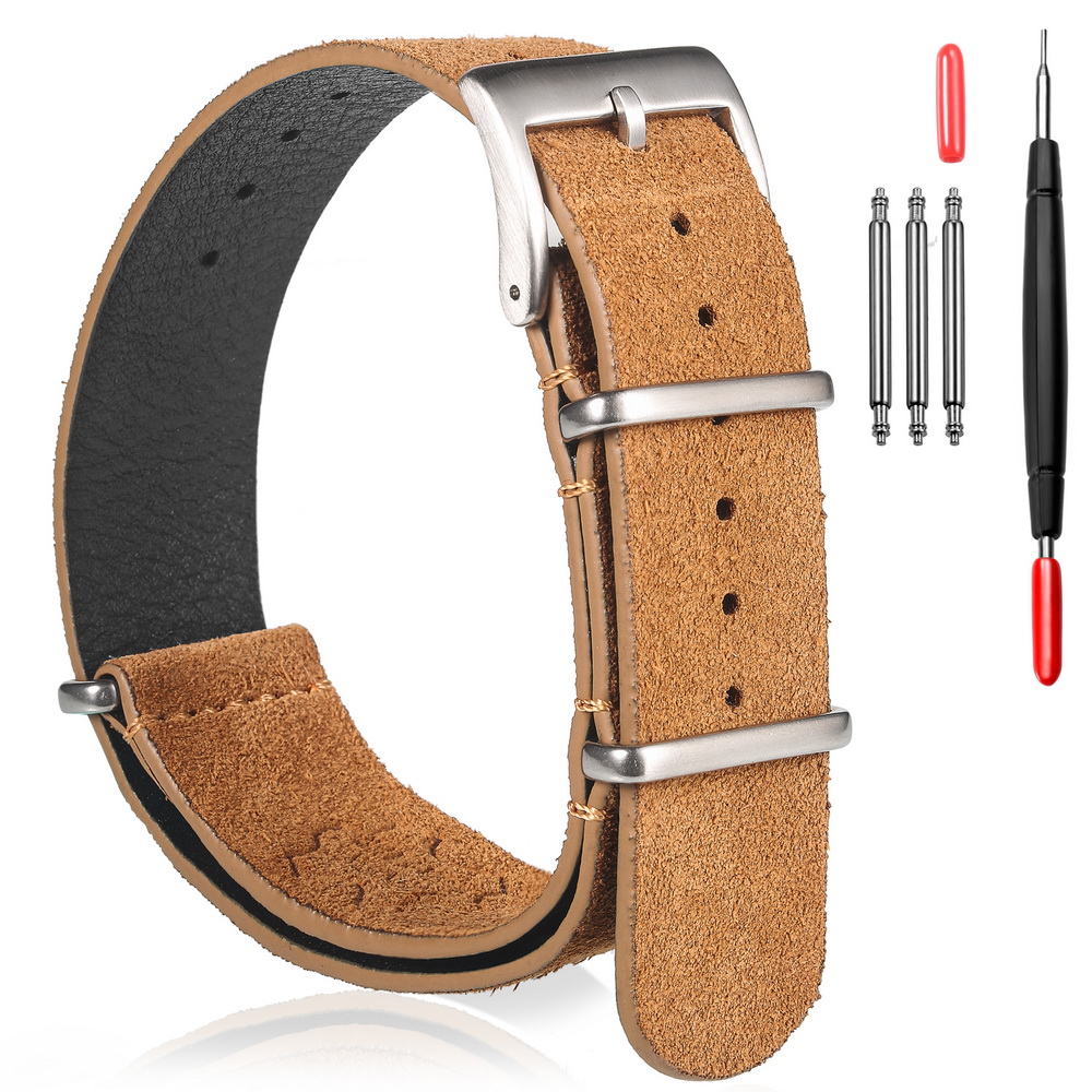 HEMSUT-Correa de reloj de cuer - Tropic Strap Vintage reseña y precio