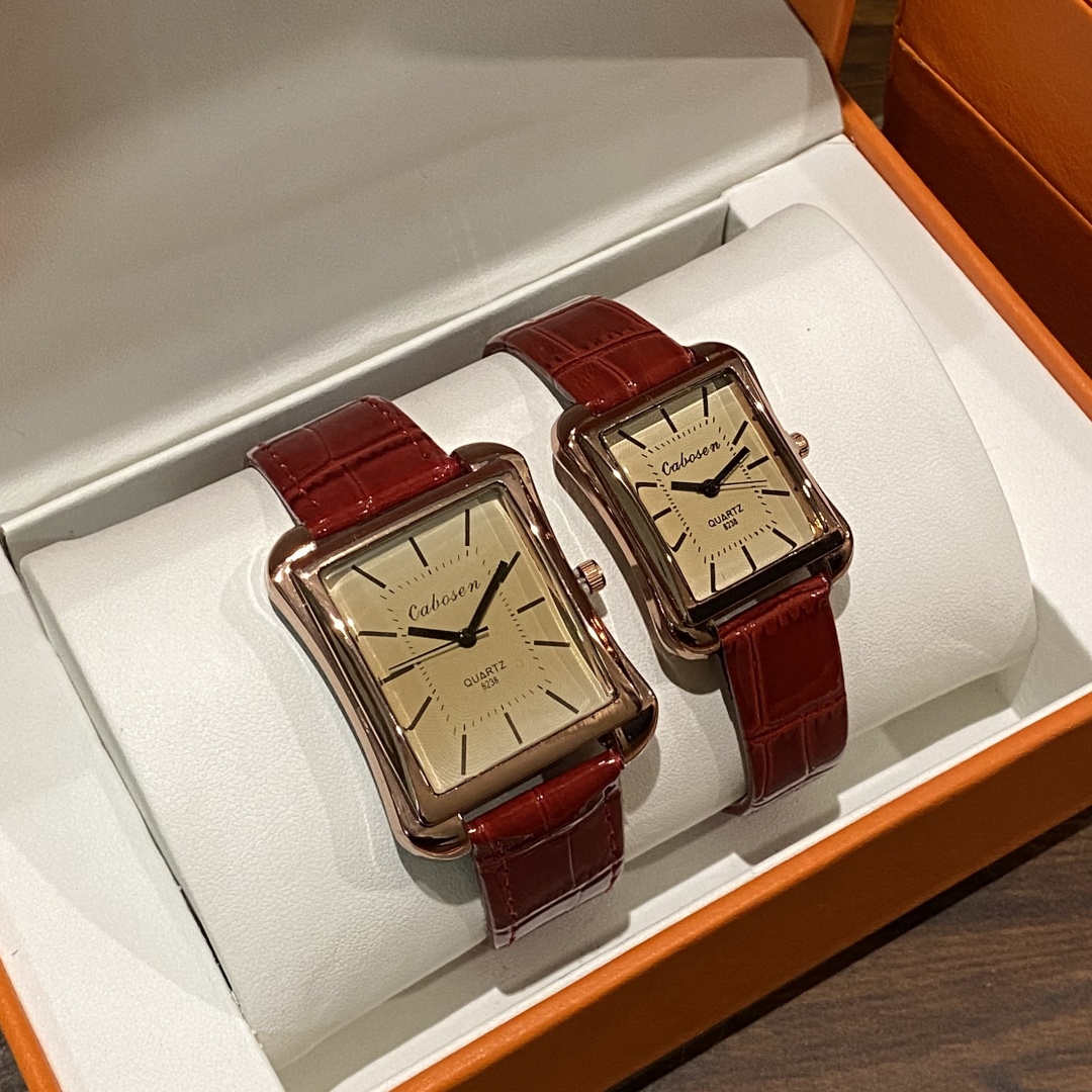 Reloj de pareja con movimiento - Leather Watch Band Men reseña y precio