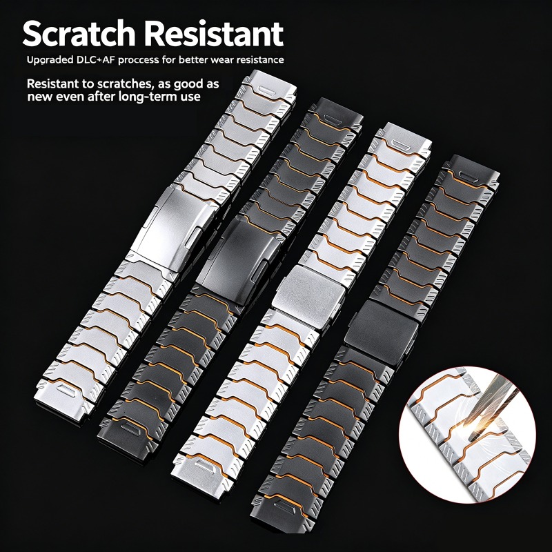 Correa de Goma de Titanio de 2 - Silicone Watch Band 22Mm reseña y precio