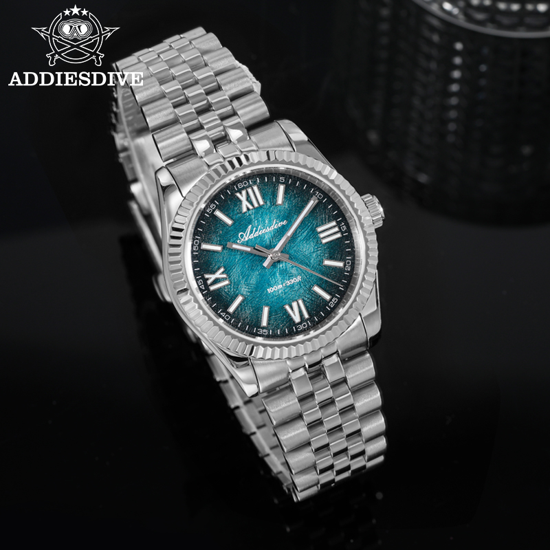 Reloj elegante ADDIESDIVE para - Stainless Bracelet Diver reseña y precio