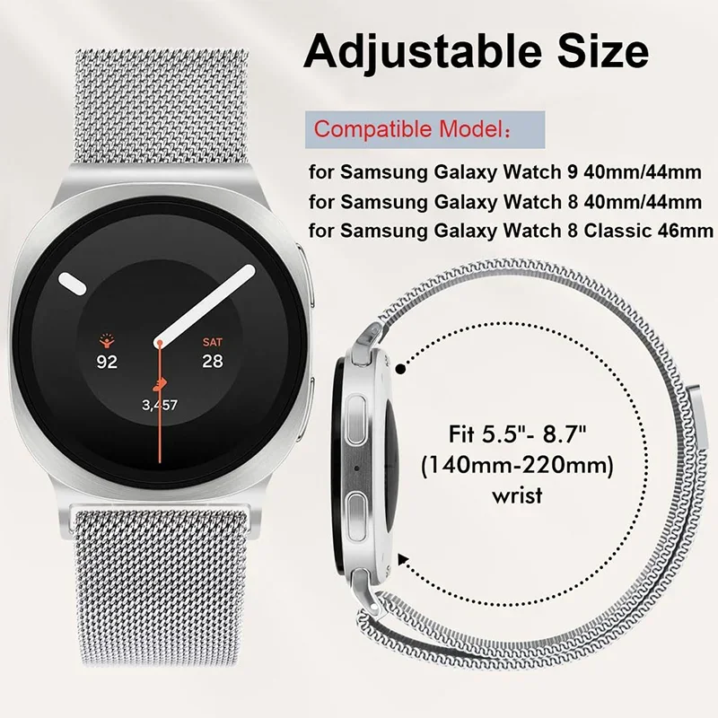 Correa milanesa de Metal para  - Milanese Loop Magnetic reseña y precio
