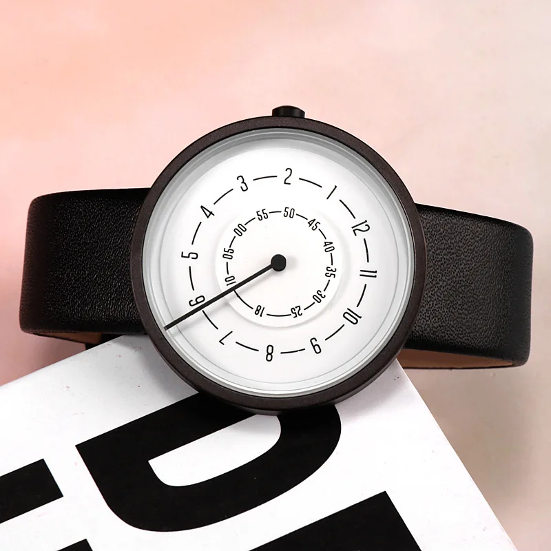 Relojes creativos 2020, reloje - Leather Watch Band Men reseña y precio