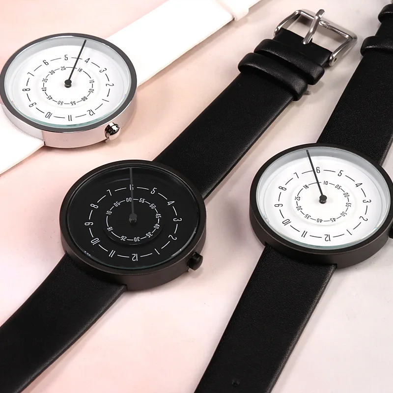 Relojes creativos 2020, reloje - Leather Watch Band Men reseña y precio