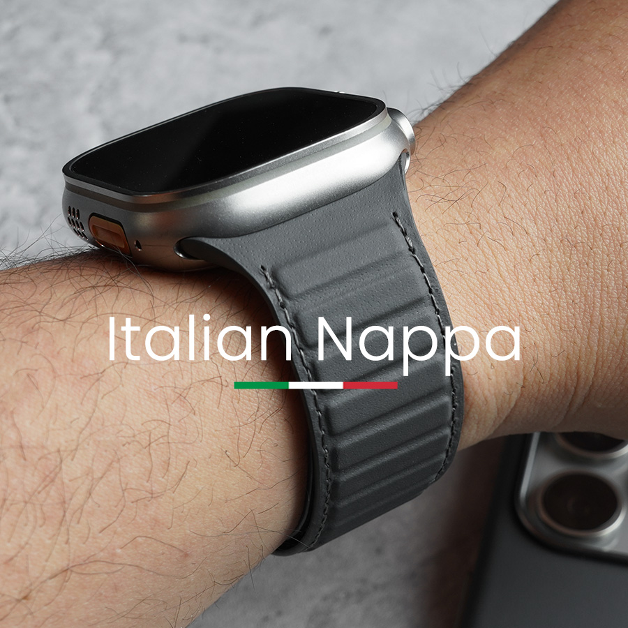 Correa magnética de napa genui - Suede Strap Watch reseña y precio