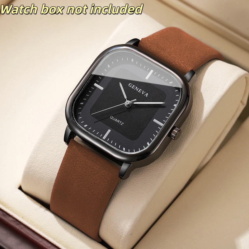 Reloj de pulsera clásico y mod - Leather Watch Band Men reseña y precio
