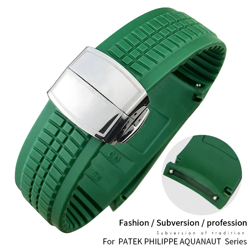 Correa de reloj de goma de alt - Patek Philippe Watch Aquanaut reseña y precio